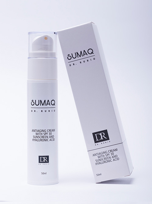Antiaging Cream with SPF 30 Sunscreen and Hyaluronic Acid 50ml