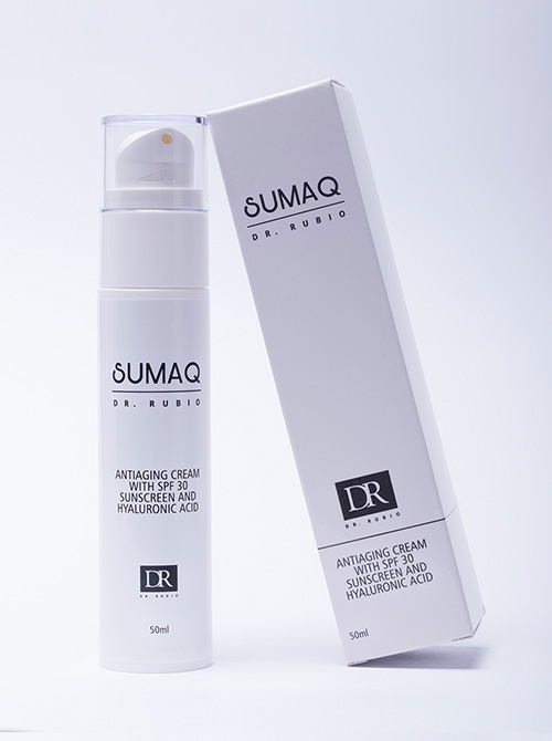 Crema Antienvejecimiento con Protector Solar 30 y Acido Hialurónico - 50 ml