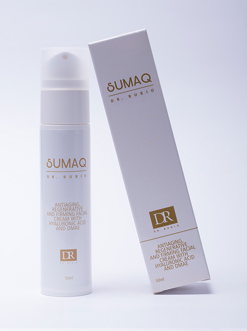 Antiaging, Regenerative and Firming Facial Cream with Hyaluronic Acid and DMAE
